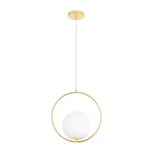 Lampa wisząca COSTA ROUND złota 35 cm 827157 Lampa wisząca COSTA ROUND złota 35 cm 827157