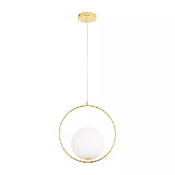 Lampa wisząca COSTA ROUND złota 35 cm 827157