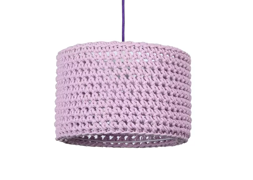 Lampa wisząca COTTON 25 fioletowa 391126