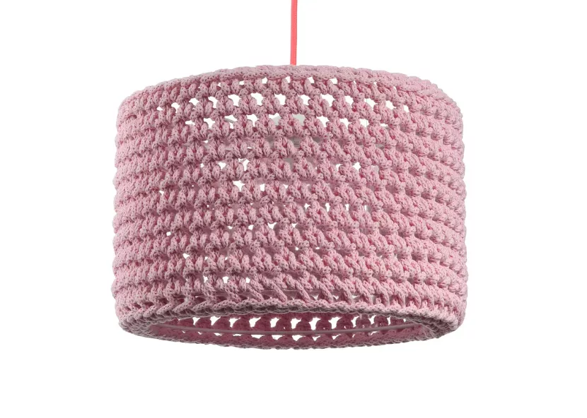 Lampa wisząca COTTON 30 różowa 391145