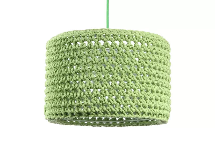 Lampa wisząca COTTON 30 zielona 391675