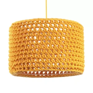 Lampa wisząca COTTON 30 żółta 391673