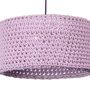 Lampa wisząca COTTON 40 fioletowa 391352