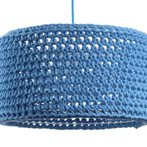 Lampa wisząca COTTON 40 niebieska 391333