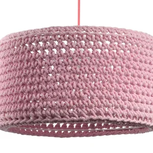 Lampa wisząca COTTON 40 różowa 391221