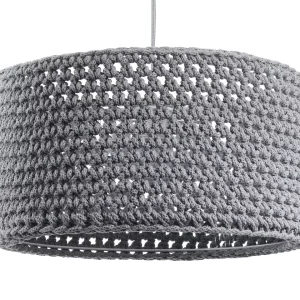 Lampa wisząca COTTON 40 szara 391600