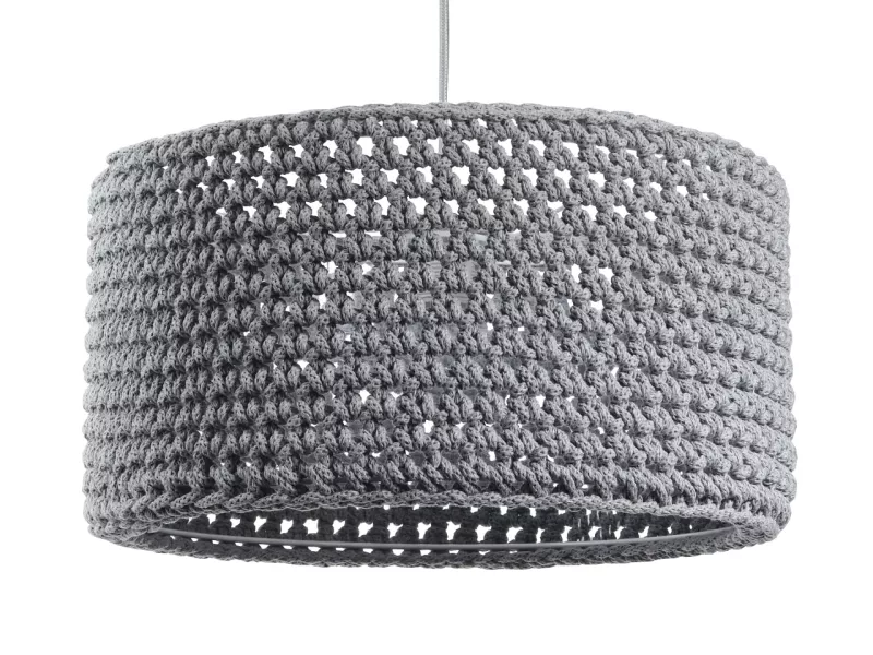 Lampa wisząca COTTON 40 szara 391600