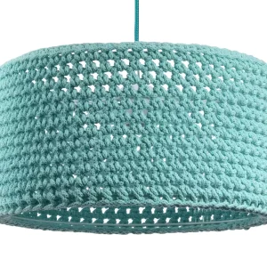 Lampa wisząca COTTON 40 turkusowa 391400