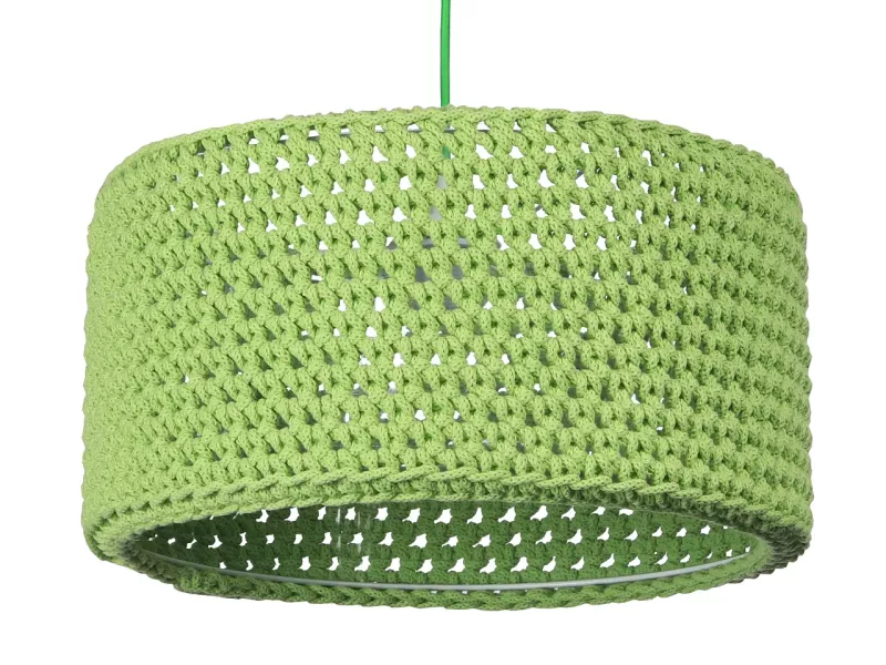 Lampa wisząca COTTON 40 zielona 391547