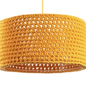 Lampa wisząca COTTON 40 żółta 391626