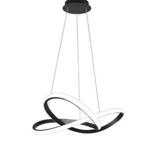 Lampa wisząca COURSE czarno-biała LED 1x27W Neutralna biel 3150lm RL 851983