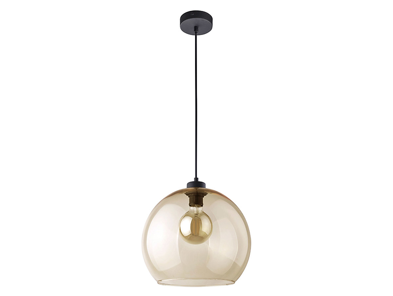 Lampa wisząca Cubus szklana czarna 53917