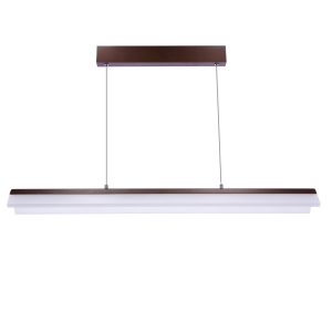 Lampa wisząca CURACOA brązowo-biała LED 1x33W 4000K 2700lm Candellux 362272
