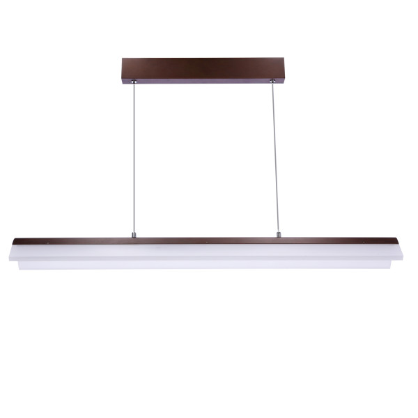 Lampa wisząca CURACOA brązowo-biała LED 1x33W 4000K 2700lm Candellux 362272