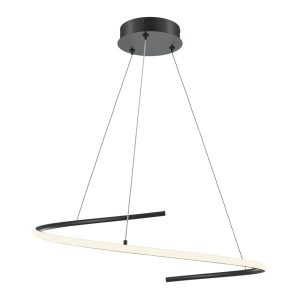 Lampa wisząca Curve czarna LED 1x31W Odcienie bieli 1600lm Maytoni 835916