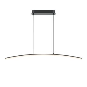 Lampa wisząca CURVE łuk czarno-biała LED 15W Biały zmienny 0lm IP20 Maytoni 1025746