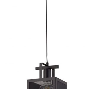 Lampa wisząca czarna Albert 1xE27x15W wym: 85x16x16 cm Sigma Lighting 841667