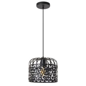 Lampa wisząca czarna Alessandra 1xE27x40W wym: 120x26x26 cm Rabalux 959179