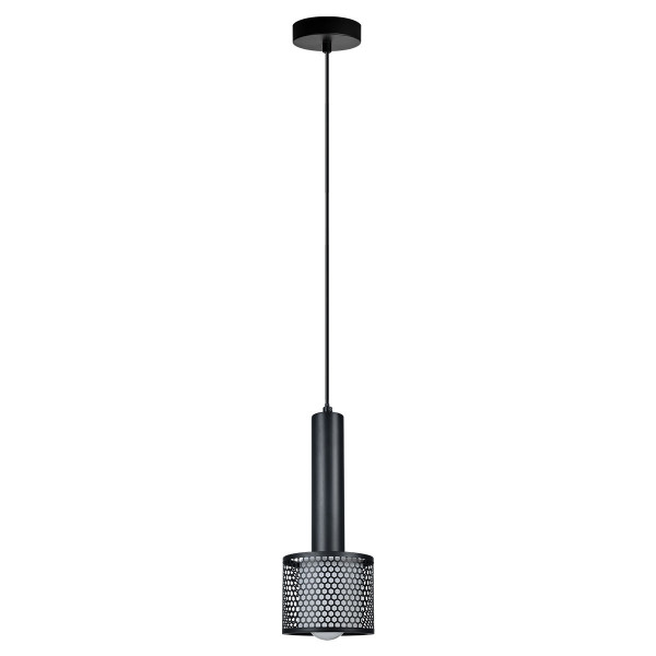 Lampa wisząca czarna AMO 1xE27x15W wym: 150x12x12 cm Light Prestige 836466