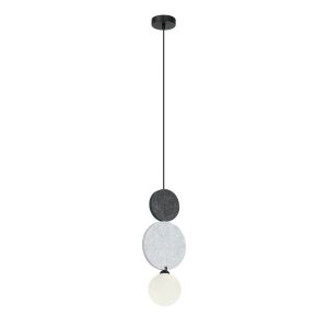 Lampa wisząca czarna ANDREA 1xG9x25W wym: 118x18x12 cm Italux 835740 Lampa wisząca czarna ANDREA 1xG9x25W wym: 118x18x12 cm Italux 835740
