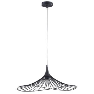 Lampa wisząca czarna ARIELLE 1xE27x20W wym: 136x50x50 cm Polux 846179