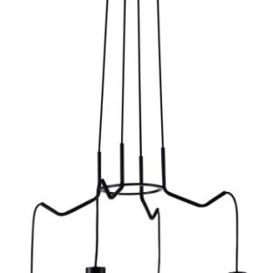 Lampa wisząca czarna Basso 4xE27x40W wym: 100x57x57 cm Candellux 924232 Lampa wisząca czarna Basso 4xE27x40W wym: 100x57x57 cm Candellux 924232