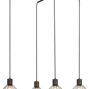 Lampa wisząca czarna Belano 4xE27x40W wym: 150x68x13 cm Rabalux 851428 Lampa wisząca czarna Belano 4xE27x40W wym: 150x68x13 cm Rabalux 851428
