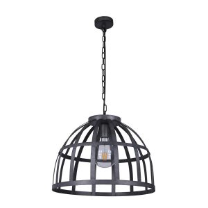 Lampa wisząca czarna Calera 1xE27x60W wym: 180x40x40 cm Italux 860995 Lampa wisząca czarna Calera 1xE27x60W wym: 180x40x40 cm Italux 860995