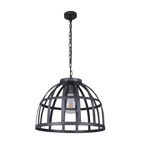 Lampa wisząca czarna Calera 1xE27x60W wym: 180x40x40 cm Italux 860995