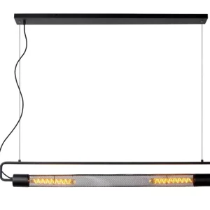 Lampa wisząca czarna CALIXT 2xE27x25W wym: 150x122x10 cm Lucide 856212 Lampa wisząca czarna CALIXT 2xE27x25W wym: 150x122x10 cm Lucide 856212