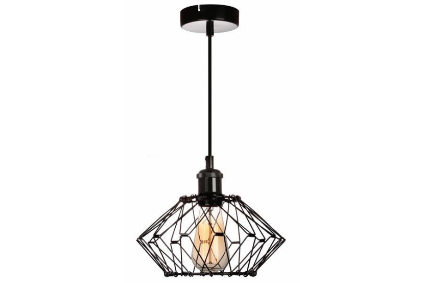 Lampa wisząca czarna Cameleon 1xE27x40W wym: 120x28x28 cm Reality 845686
