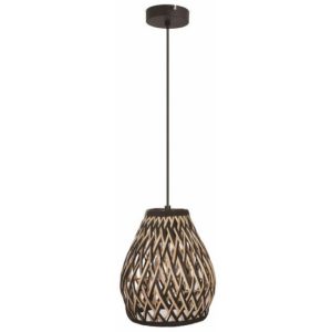 Lampa wisząca czarna Carmina 1xE27x40W wym: 120x20x20 cm Reality 846360