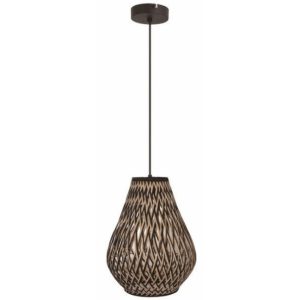 Lampa wisząca czarna Carmina 1xE27x40W wym: 120x30x30 cm Reality 845753