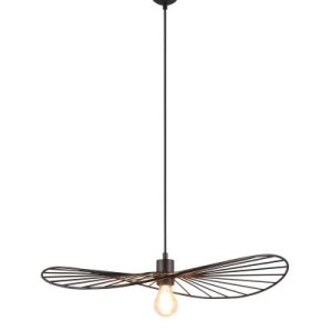 Lampa wisząca czarna CHAPEAU 1xE27x40W wym: 150x60x60 cm RL 854530