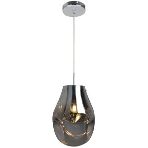 Lampa wisząca czarna-chromowana KIMBERLY 1xE27x20W wym: 120x20x20 cm Polux 854600 Lampa wisząca czarna-chromowana KIMBERLY 1xE27x20W wym: 120x20x20 cm Polux 854600