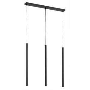 Lampa wisząca czarna COLLET 3xG9x10W wym: 100x4x60 cm Alfa 841985