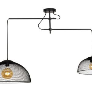 Lampa wisząca czarna CONCEPT 2xE27x60W wym: 100x170x48 cm Maxlight 846606