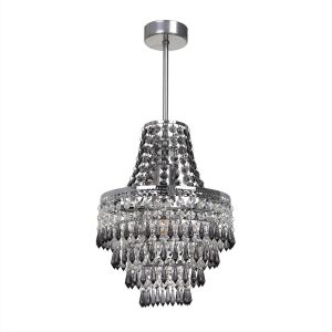 Lampa wisząca czarna CORAL 1xE27x60W wym: 50x23x23 cm Milagro 836161