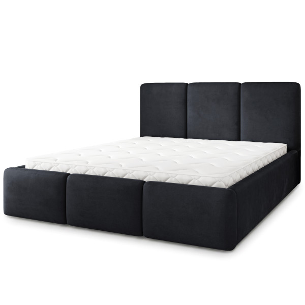 Łóżko Tapicerowane MORENA MGV z topperem 200x200 cm 1083102