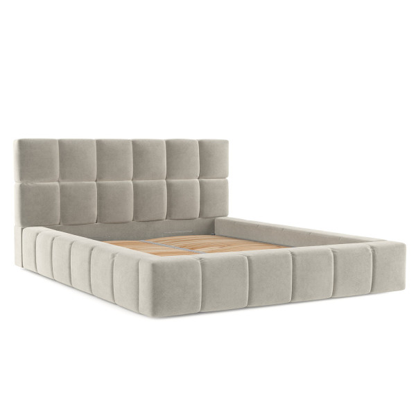 Łóżko tapicerowane PAROS 200x200 z pojemnikiem TNW 153853
