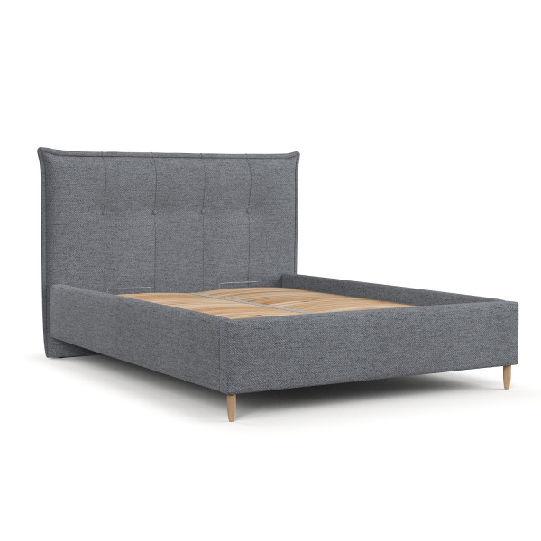 Łóżko tapicerowane PLAZA 160x200 z pojemnikiem NEV 368268