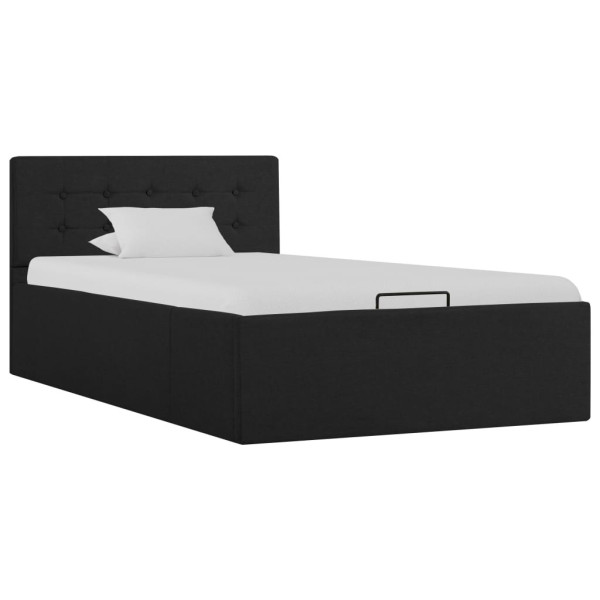 Łóżko tapicerowane rama łóżka sofa szara do sypialni pokoju 90 x 200 cm 705266