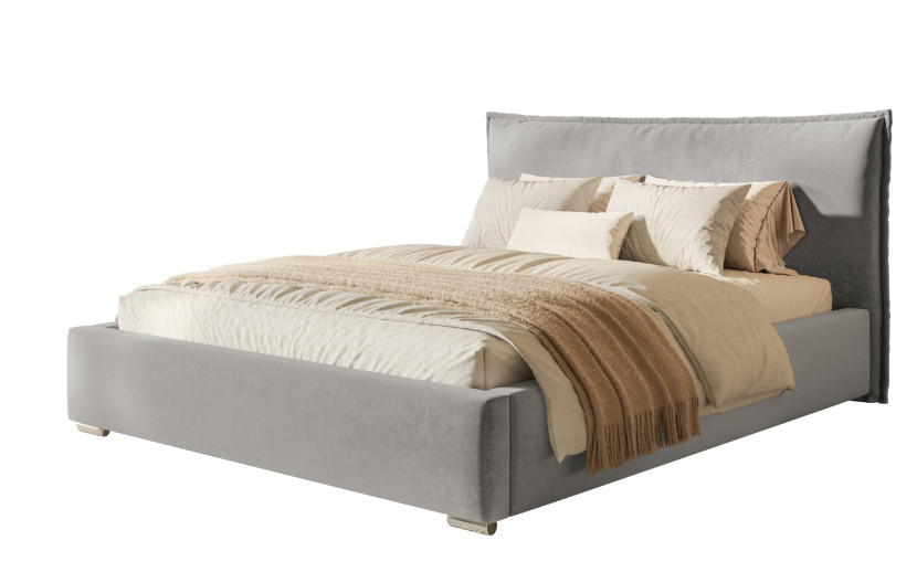Łóżko tapicerowane RIMINI 90x200 ze stelażem metalowym 1063953