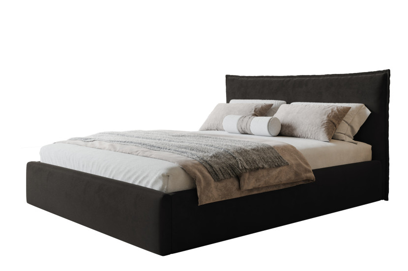 Łóżko tapicerowane Rimini Slim 160x200 ze stelażem metalowym 1026725