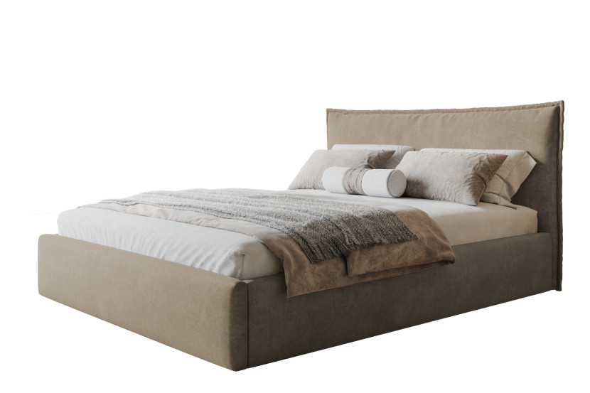 Łóżko tapicerowane Rimini Slim 180x200 ze stelażem metalowym 1026271