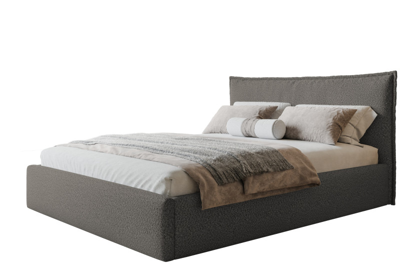 Łóżko tapicerowane Rimini Slim 180x200 ze stelażem metalowym 1026541