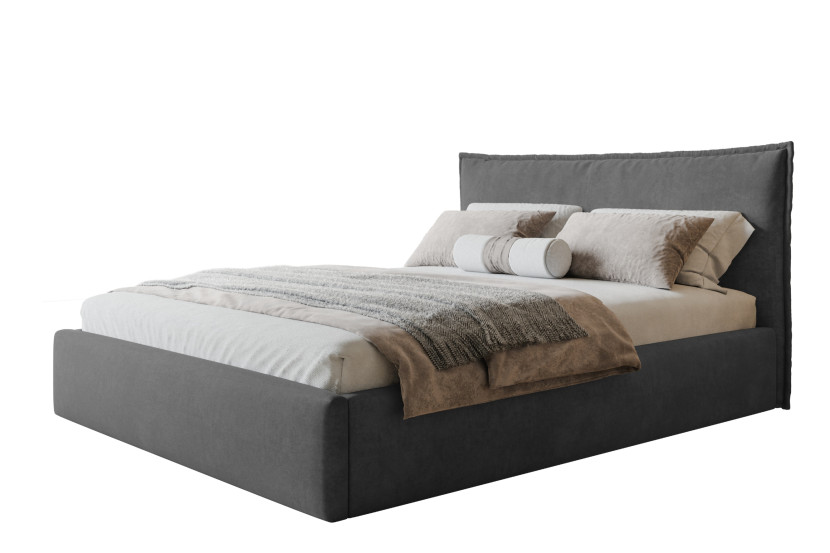 Łóżko tapicerowane Rimini Slim 200x200 ze stelażem metalowym 1026043