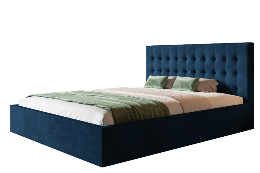 Łóżko tapicerowane Rio Slim 180x200 ze stelażem drewnianym 1026604