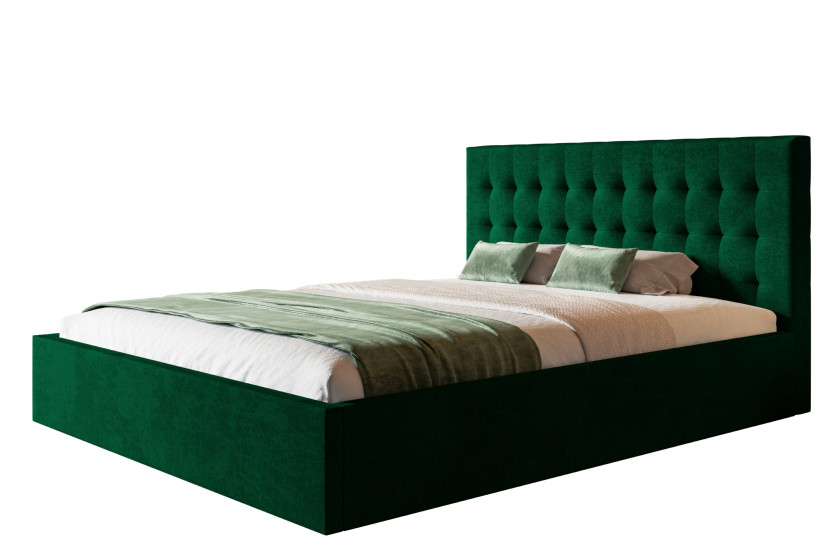 Łóżko tapicerowane Rio Slim 90x200 ze stelażem metalowym 1034488