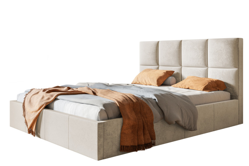 Łóżko tapicerowane ROMA Slim 180x200 ze stelażem metalowym 967286